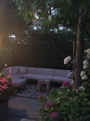 Loungeset Cannes met antraciet frame bezorgd in den Haag
