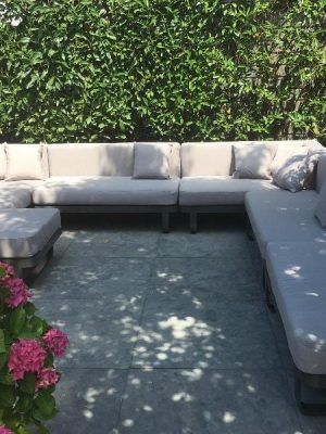 Loungeset Cannes met antraciet frame bezorgd in den Haag