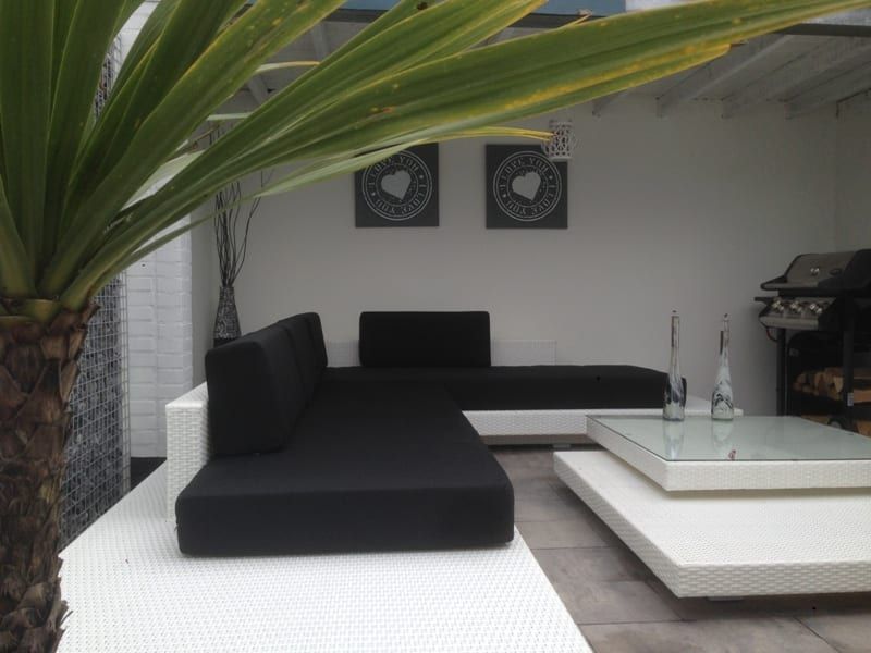 zwarte loungeset