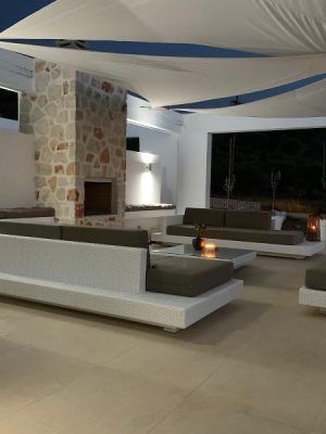 Loungeset Ibiza bezorgd op Zakynthos Griekenland