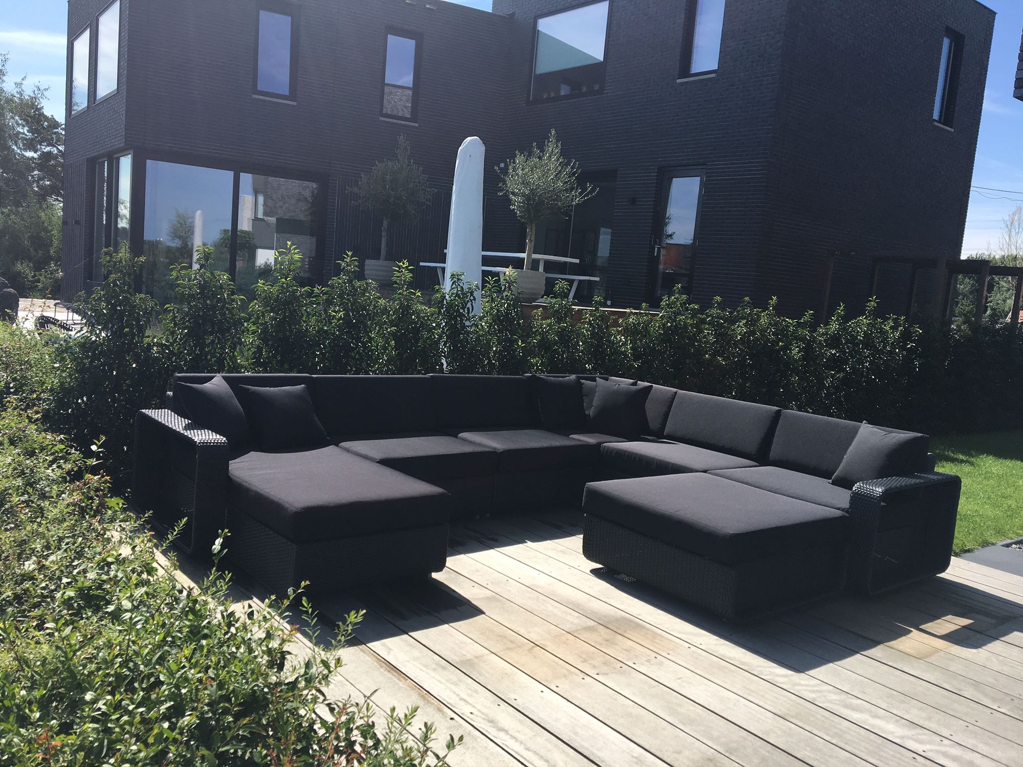 kunststof wicker Loungeset