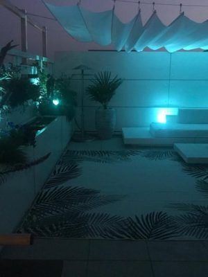 Loungeset Ibiza bezorgd op balkon penthouse in Houten