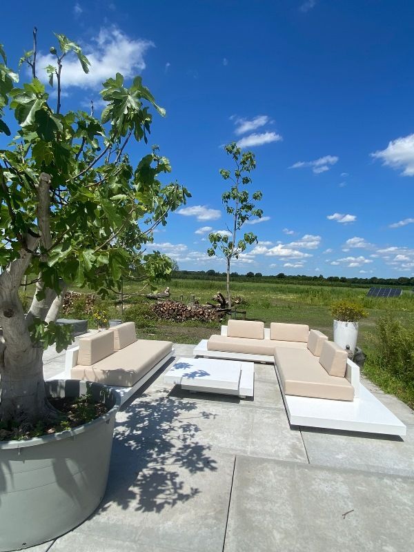 Loungeset Ibiza aluminium bezorgd in Hilvarenbeek