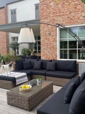 Loungeset serie St. Tropez customized bezorgd in Beringen (België)