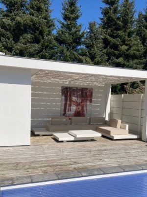 Aluminium loungeset Ibiza bezorgd in Etten-Leur