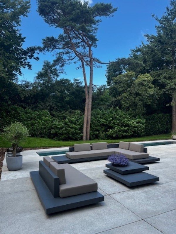 Loungeset Ibiza aluminium versie antraciet onderstel - Afbeelding 3