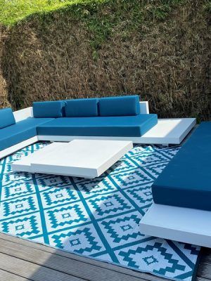 Loungeset Ibiza bezorgd in Bilzen België