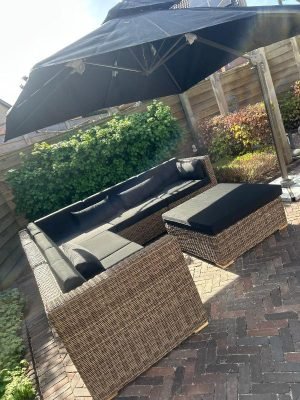 Loungeset riet look bezorgd in Urk