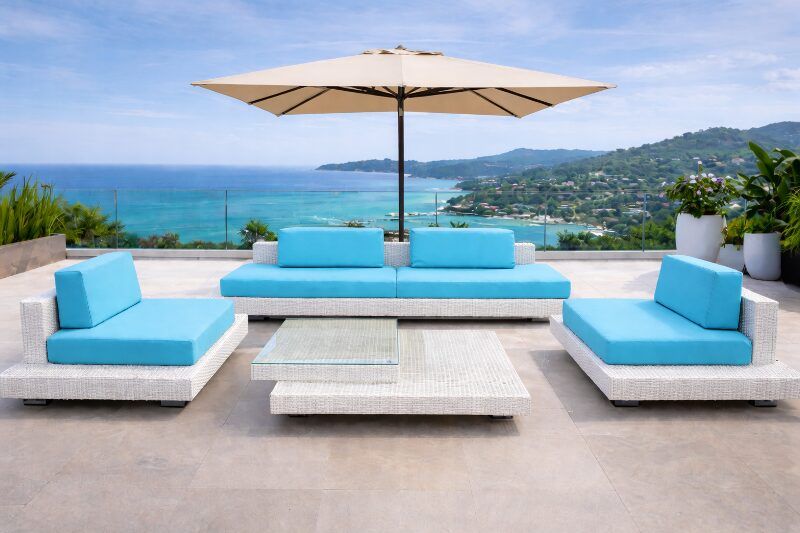 Loungeset Ibiza kunststof uitvoering extra aanbieding - Afbeelding 2