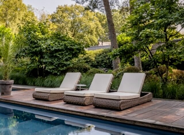 Luxe ligbedden voor tuin en zwembad