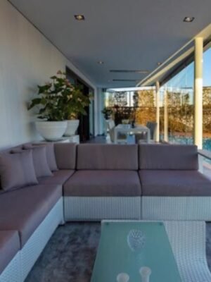 Loungeset Hyeres witte uitvoering