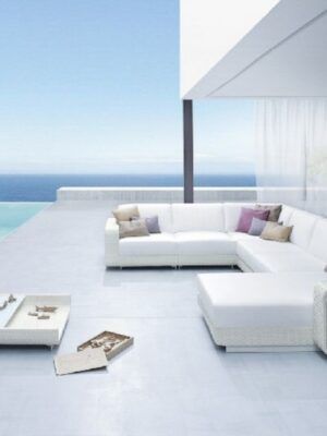 Loungeset Hyeres witte uitvoering