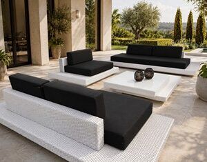 Kunststof wicker Loungesets