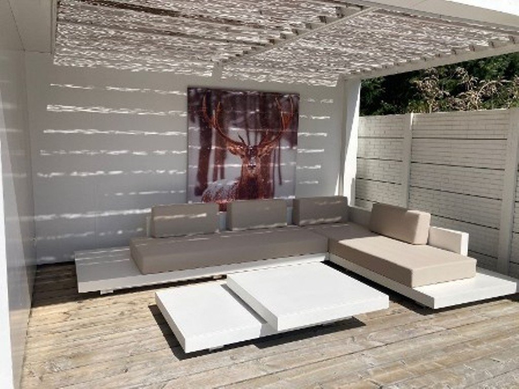 Loungeset Ibiza aluminium standaard hoekset met salontafel